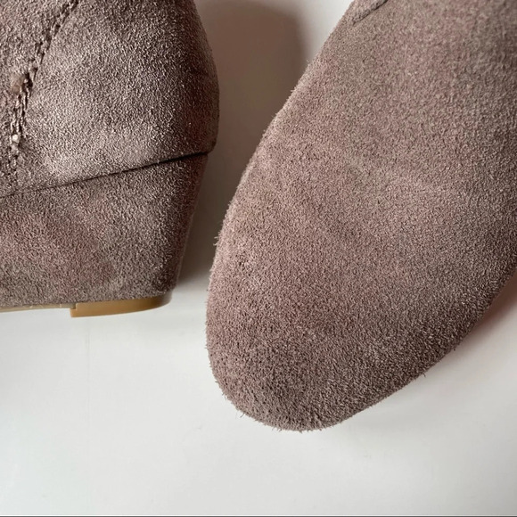 CROWN VINTAGE Spark Wedge Suede Lace-Up Women’s Ankle Chic Rustic Bootie Shoes - Picture 10 of 14